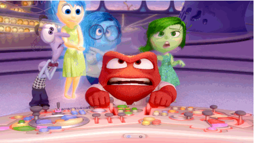 Angry Inside Out GIF by Disney Pixar