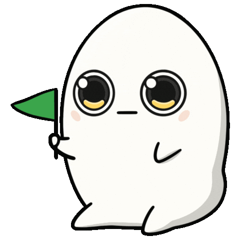 Green Flag Ok Sticker