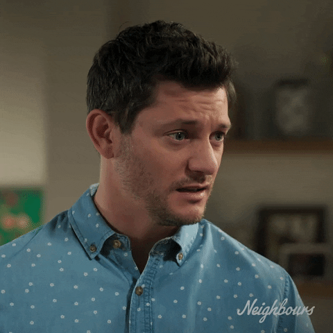 Sad Rob Mills GIF by Neighbours (Official TV Show account)