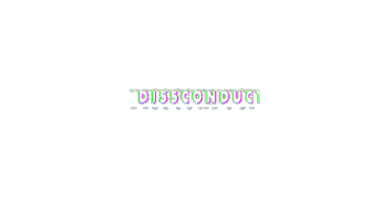 Dissconduct Sticker by Randy Doms