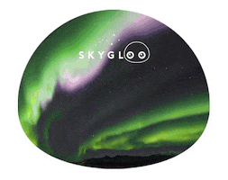 Northern Lights Stars Sticker by SkyGloo