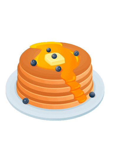 Pancakes Sticker by Bodylab