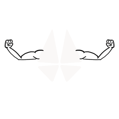 Flex Treadstrong Sticker by Runaway Fitness