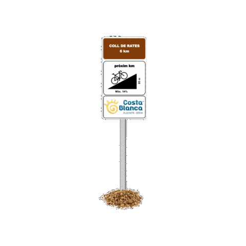 Coll De Rates Sticker by Velosol Cycling