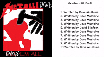 Dave Mustaine Metallica GIF