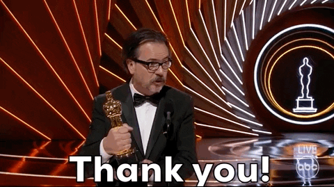 Oscars Thank You GIF by The Academy Awards - Find & Share on GIPHY