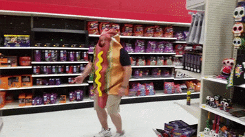 hot dog dancing GIF by Brimstone (The Grindhouse Radio, Hound Comics)