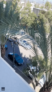 Leslie Jordan's Car Towed From Crash Site After Fatal Accident in Hollywood