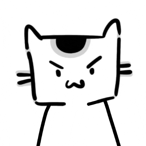 Angry Cat GIF