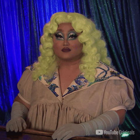 Drag Queen Wink GIF by YouTube