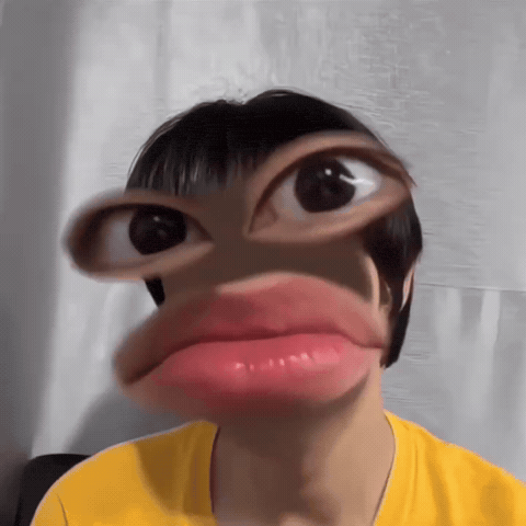 Big Eyes Side Eye GIF