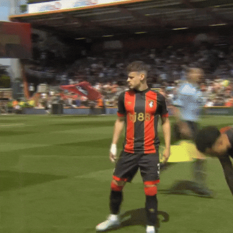 High Five Lets Go GIF by AFC Bournemouth