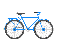 Fiets Sticker by Reuring op Erica