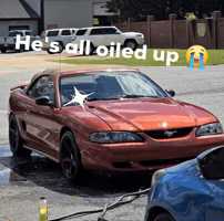 Hes All Oiled Up GIF