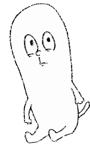 Confused Ghost Sticker