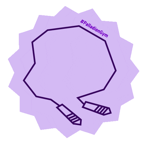 Athlete Squat Sticker by Palladion Gym