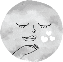 Emoji Lua Sticker by Midia Clips