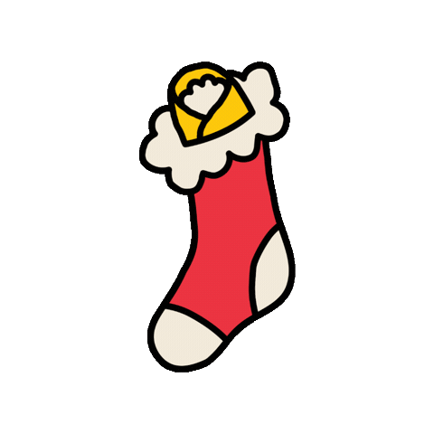 Christmas Stocking Sticker by Maeve Chocolate