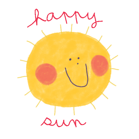 Happy Sun Sticker by amedinesed