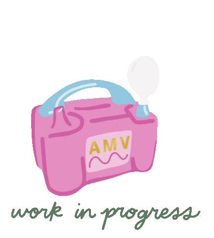 amv event and balloon curation Sticker