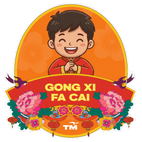 Happy Chinese New Year Gong Xi Fa Cai Sticker by TM Group