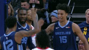 High Five Memphis Grizzlies GIF by NBA