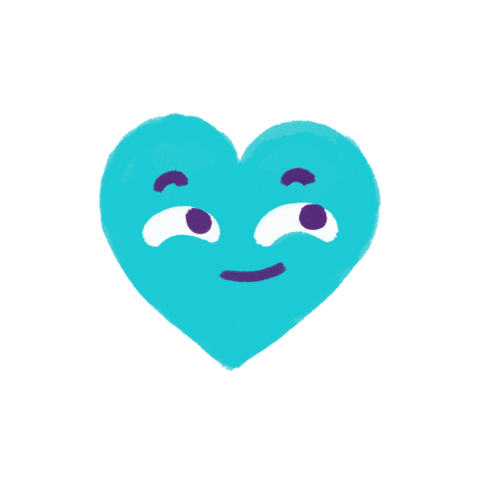 Heart Love Sticker by ilovehillo