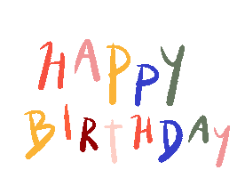 Happy Birthday Sticker by acdain