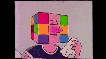 cube head cartoon