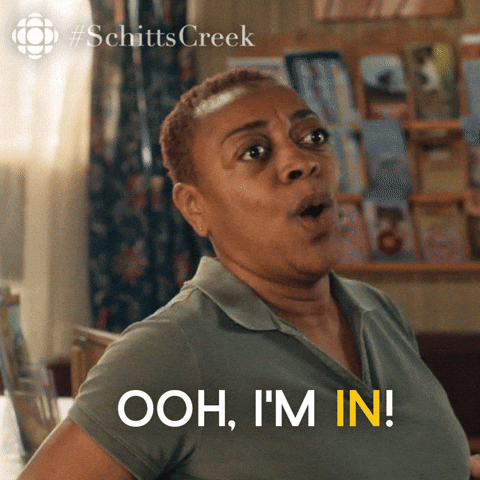 Schitts Creek Yes GIF by CBC by cbc