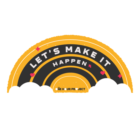 Make It Happen Help Sticker by M