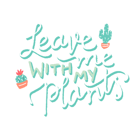 Leave Me Alone Cactus Sticker by Amanda Mustard