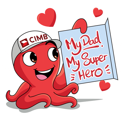 Dad Superhero GIF by CIMB Bank