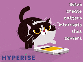 Susan Cat Love GIF by Hyperise - Personalization Toolkit for B2B Marketers