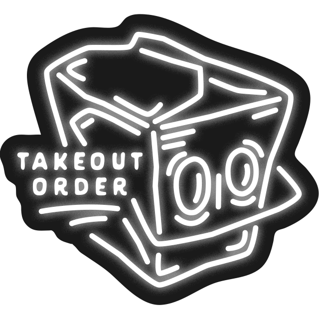 Chinese Takeout Neon Sticker by Takeout Order for iOS Android GIPHY