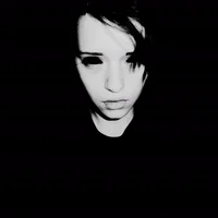  girl black and white creepy scary dark GIF