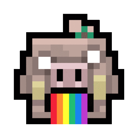rainbow sheep gif minecraft
