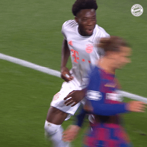 Alphonso Davies GIF by FC Bayern Munich - Find & Share on GIPHY