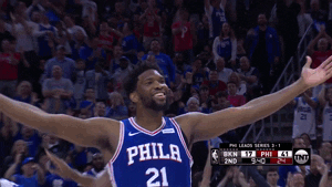 sports, nba, basketball, yes, wave, hype, nod, expression, nba playoffs