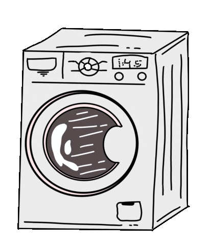 Clothes Cleaning Sticker by feierSun