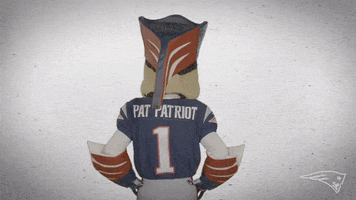 Didnt See You There Turn Around GIF by New England Patriots