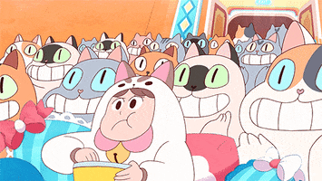 animation popcorn GIF by Bee and Puppycat