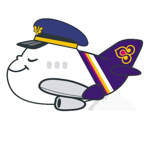 Travel Flying Sticker by Thai Airways