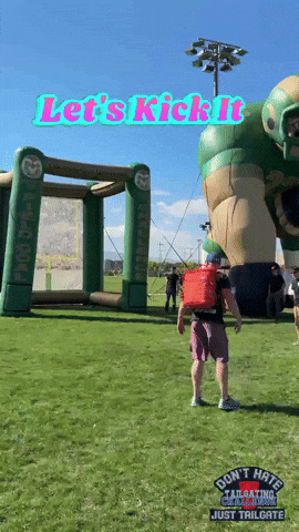 Kicking It Field Goal GIF by Tailgating Challenge