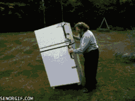 lifting fridge GIF