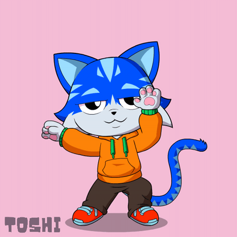 Happy Good Vibes GIF by Toshithecat