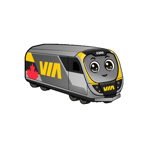 Via Rail Train Sticker by VIA Rail Canada