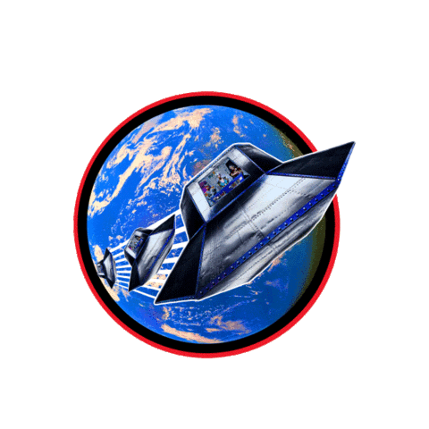 Space World Sticker by Marathon Artists
