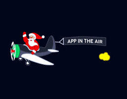 New Year Christmas GIF by App in the Air