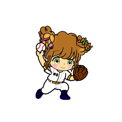 Baseball Love Sticker